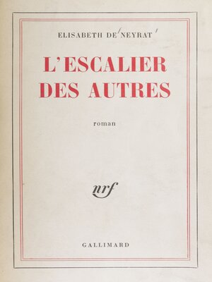 cover image of L'escalier des autres